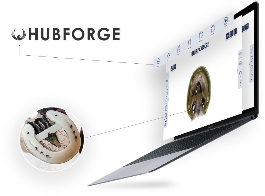 Hubforge, le logiciel de conception des fers plastique (delysis) sur mesure
